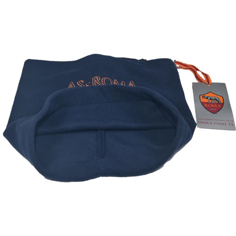 Custom logo double thicknesses acrylic yarn knit winter neckwarmer strip scarf