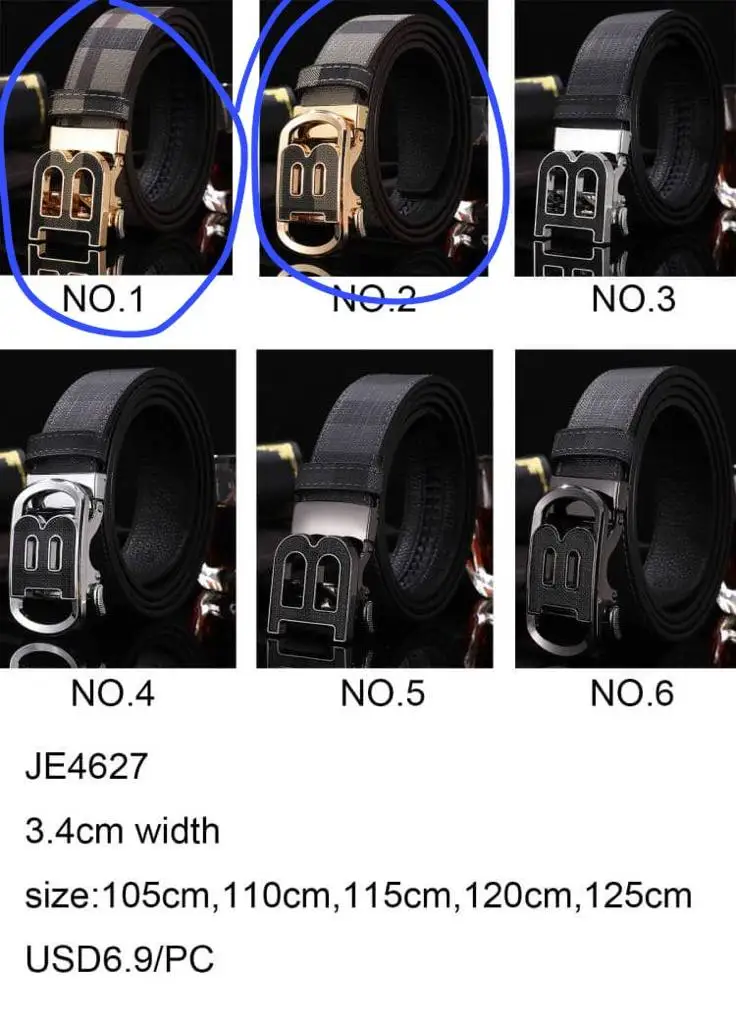 Classic Design Top Luxury Quality Real leather Famous Branded Mens Designer Belts