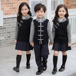 wholesale custom new models kids wear kindergarten school uniforms