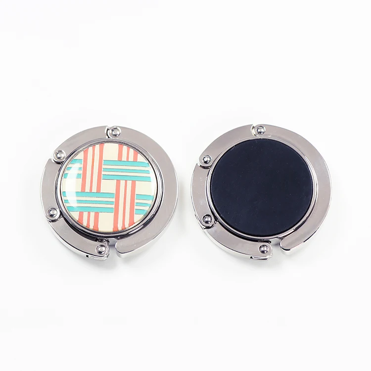 Custom Creative Table Top Folding Purse Hook Handbag Holder Accessories Bag Hanger