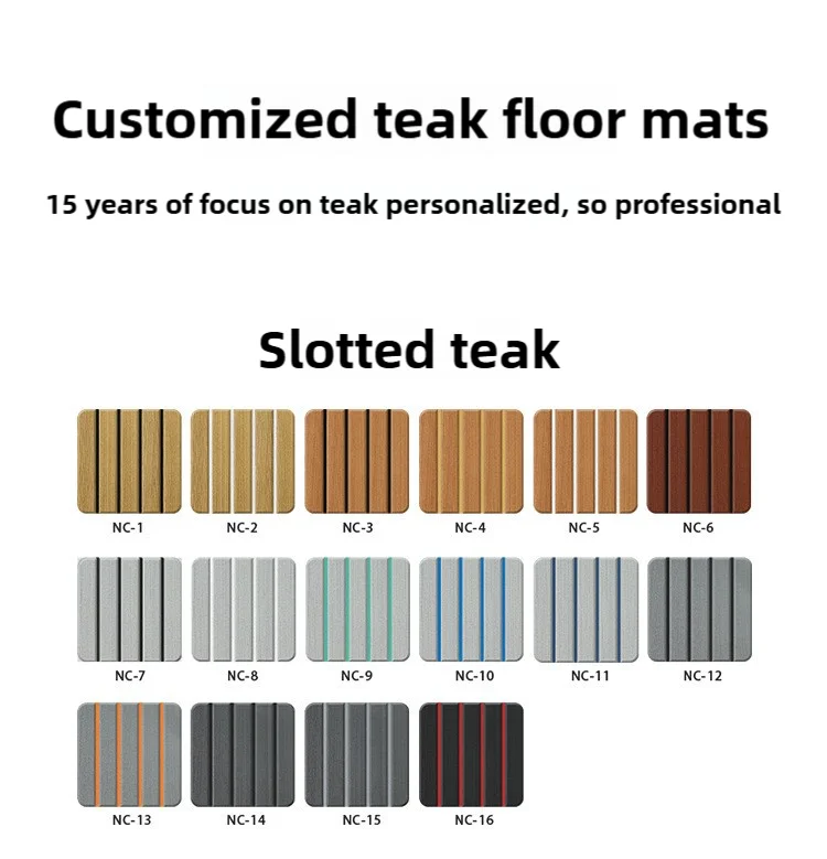 Boat Flooring EVA Foam Decking Teak Sheet Non-Slip Marine Mat for Yacht RV, Kayak and Swimming Pool Self-Adhesive Flooring