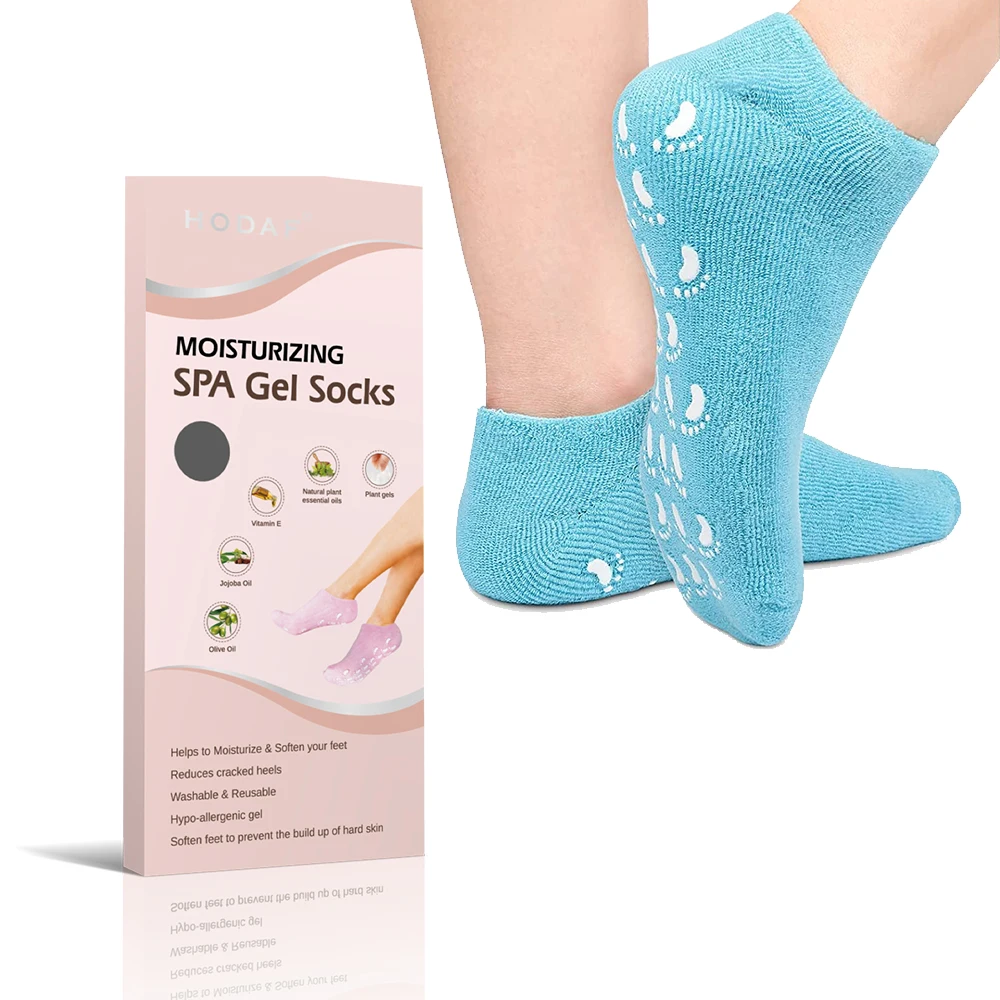 Factory Direct Selling Moisture Spa Gel Socks Repair Dry Skin Hydrating Moisturizing Exfoliating Gel Socks