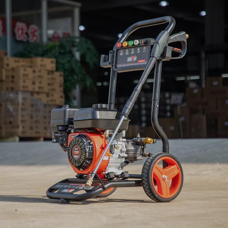 Portable Gasoline Cleaner 180Bar 2900Psi 7Hp High Pressure Water Car Washer With Remote Control