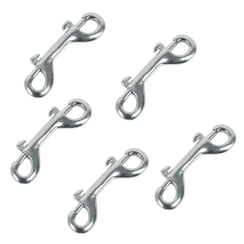 304 316 Stainless Steel Spring Hook Double End Hook Trigger Dog Swivel Snap Hooks