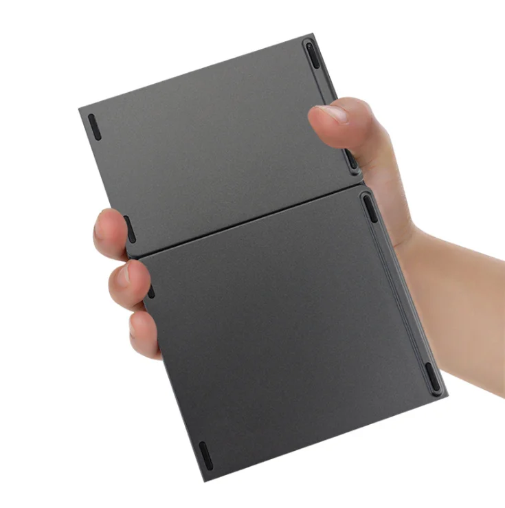 Trackpad Keyboard Supports Three System Foldable Thin Mini  BT Keyboard
