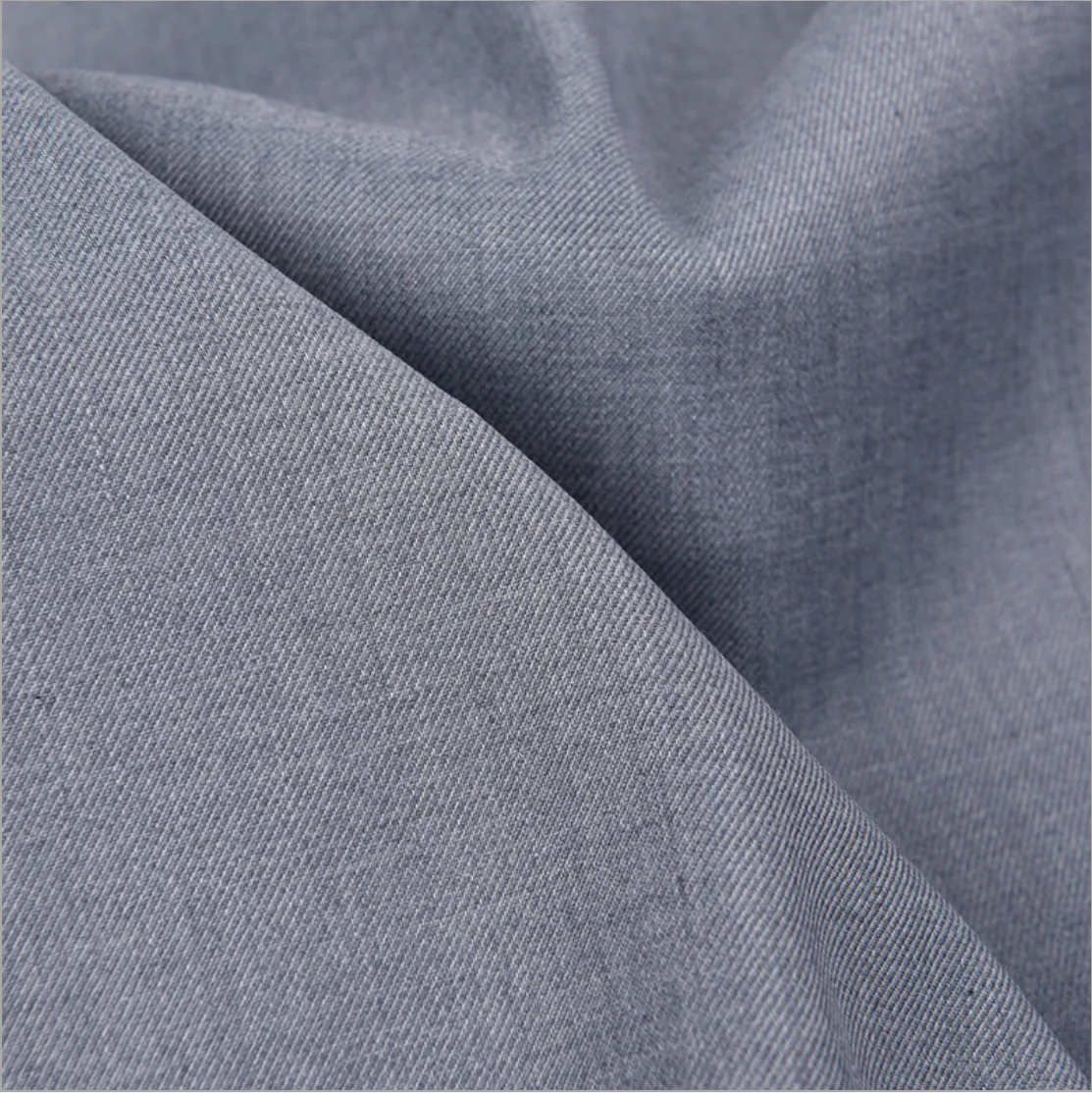 Competitive Price 180GSM TR 80/20 Polyester Rayon Suit Fabric Selvedge Fabric for Uniform Fabric