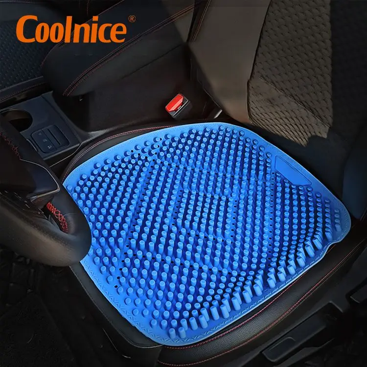 Дышащая Нескользящая силиконовая подушка для сиденья гелевая Массажная