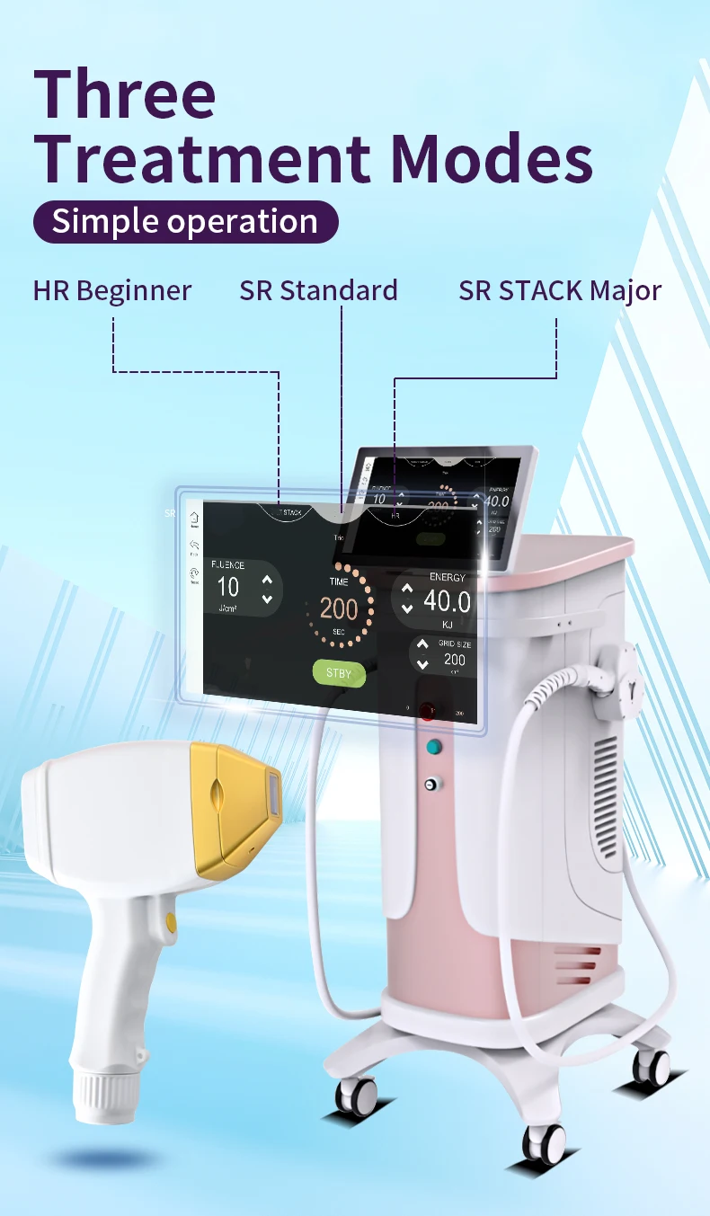 Diode 808 titanium laser device 2024 laser hair removal and skin rejuvenation machine laser hair removal cheapest