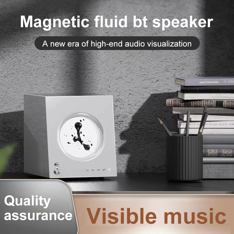 KH-08 New Design Portable Magnetic Fluid speaker Wireless BT Magnetic-fluid-speaker equalizer With Usb, Wifi, Audio Line