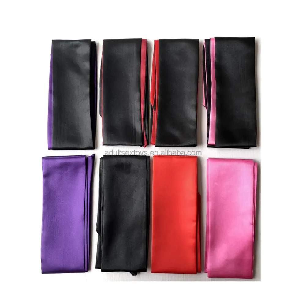 Adult Games Women Cosplay SM Products Soft Silk Satin Eye Mask Shade Blindfold Ribbon Bondage Gear