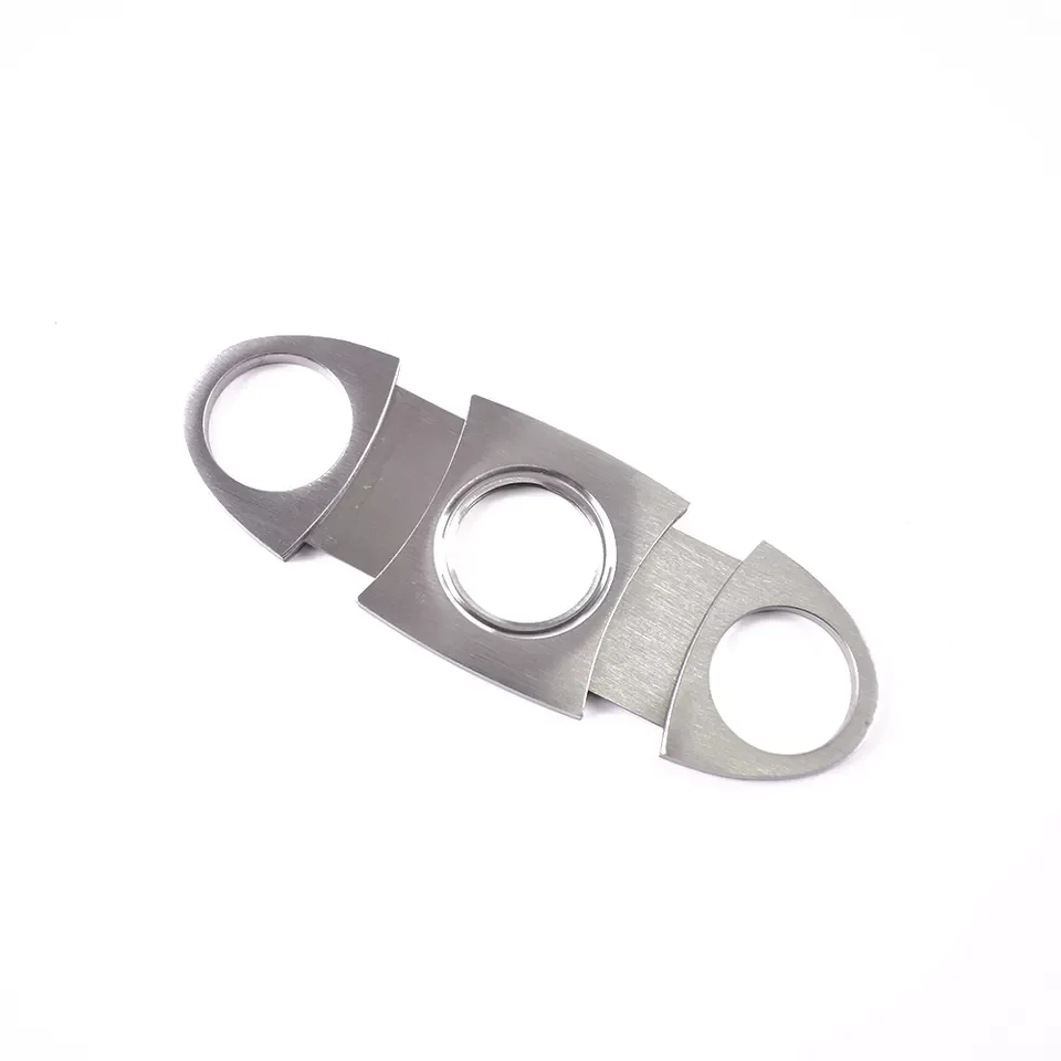 2024 Custom Logo Metal Stainless Steel Cigar Scissors Guillotine Cigar Cutters