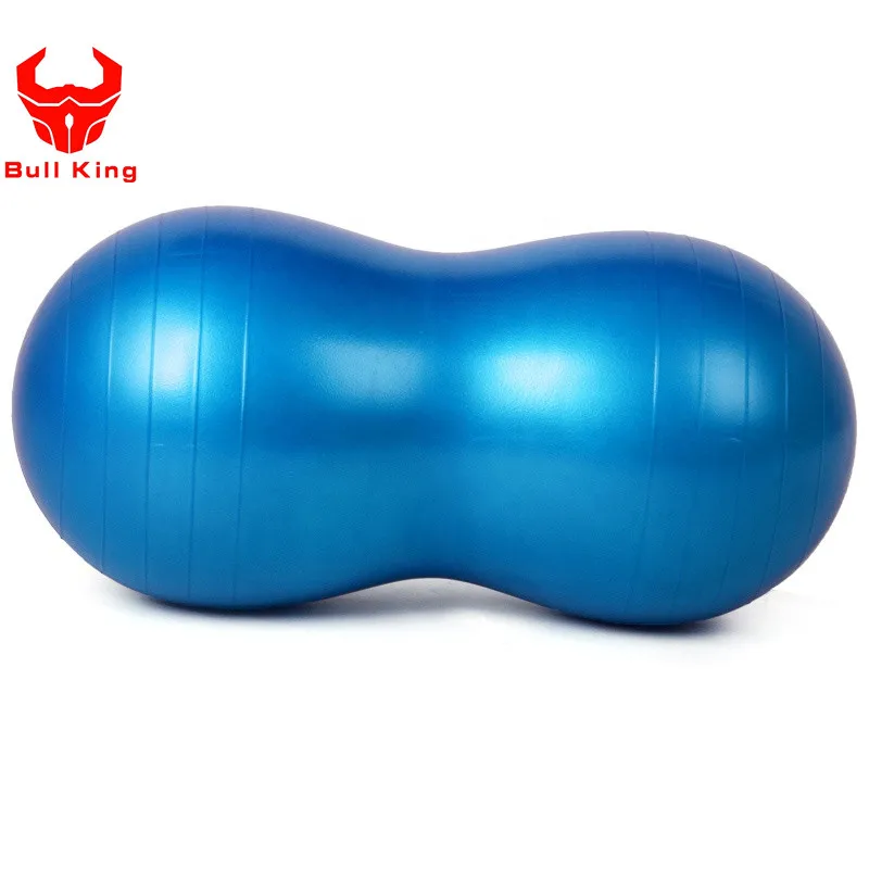 Custom oval gym peanut yoga ball