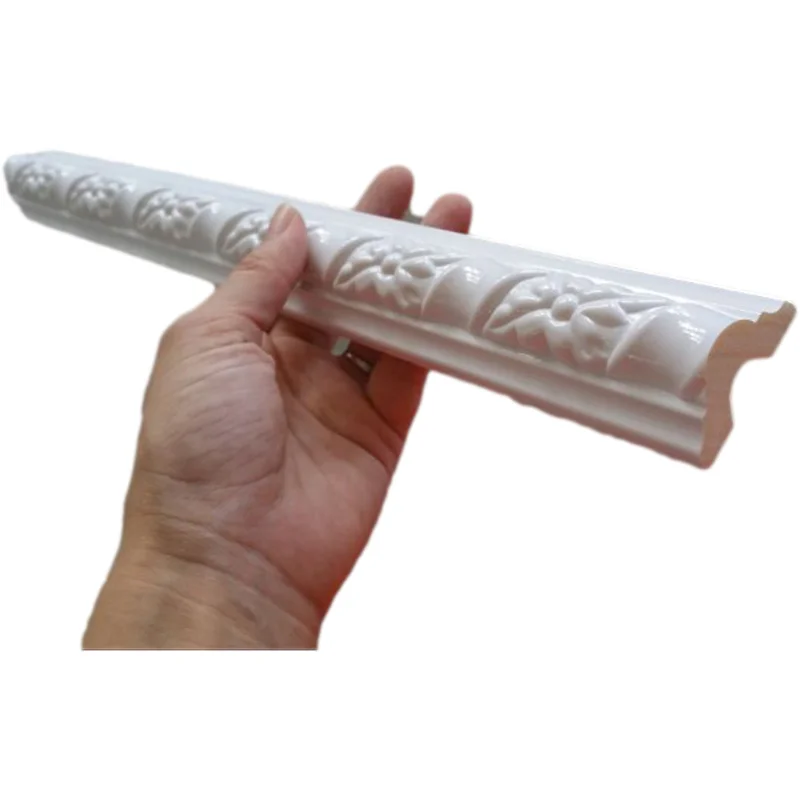 
Bouver factory 1 1/2inch wide rugger style pu molding with carved wall frame decor 