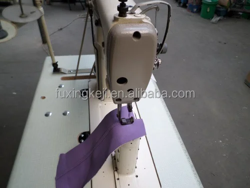 Secondhand Golden Wheel CS-820 Double Needle Post Bed Sewing Machine With Rotating Hook heavy material sewing machine