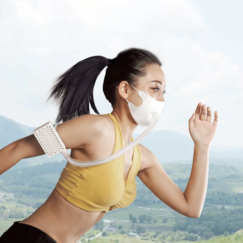  PM2.5 Электрический Анти-туман носимый активный углеродный маскирующий умный очиститель