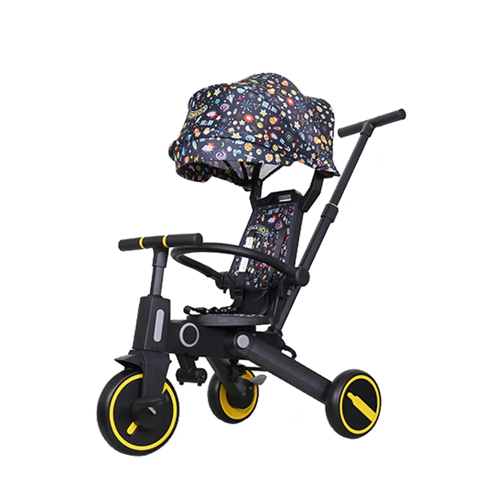 NEW COOL BABY TODDLER TRIKE KID CHILD TRICYCLE RIDE ON TOY/ 3 WHEEL 7 in 1 BABY TRICYCLE PARENTAL CONTROL CAR