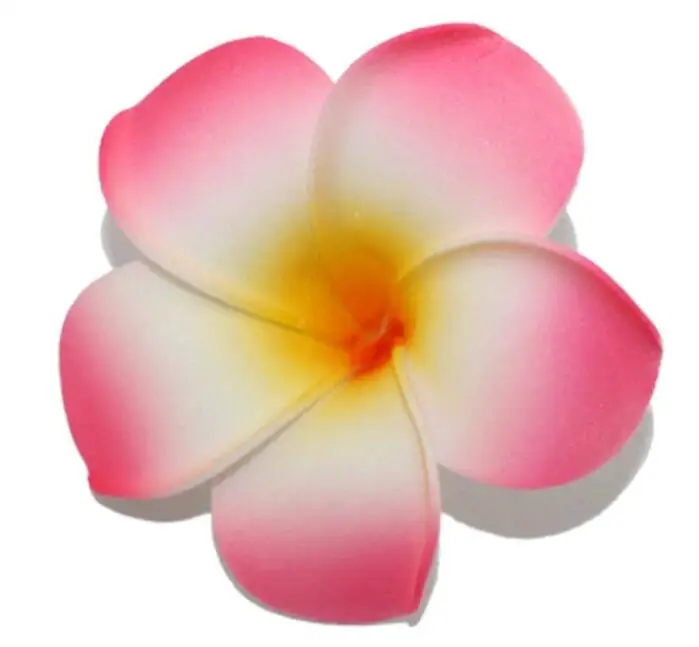 Fashion Foam Artificial Plumeria Rubra Flower Heads Frangipani Wedding Decoration Flowers Plumeria Flower Head/Hawaiian Plumeria