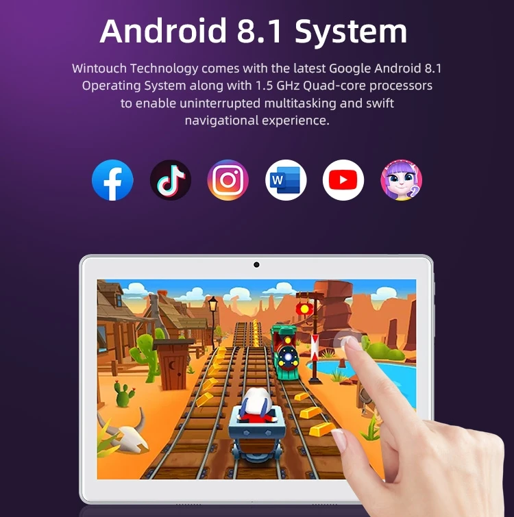 Wholesale Origin 1280*800 IPS Screen 32GB 4G LTE Dual Sim Card MTK Quad Core 10 Android Wifi 10 10.1 Inch Android Tablet Pc