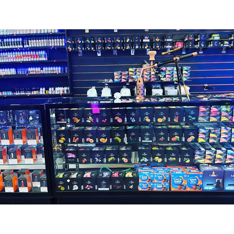 Заводская изготовленная на заказ Оптовая цена стеклянный Витринный Шкаф высокого класса витрина для дымовой витрины