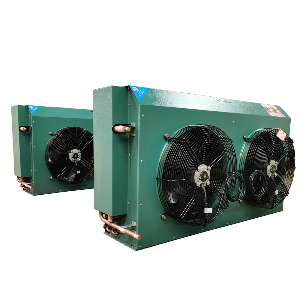 High Repurchase H Type Air Cooled Refrigeration Condenser Used for Quick Freezer with Fans