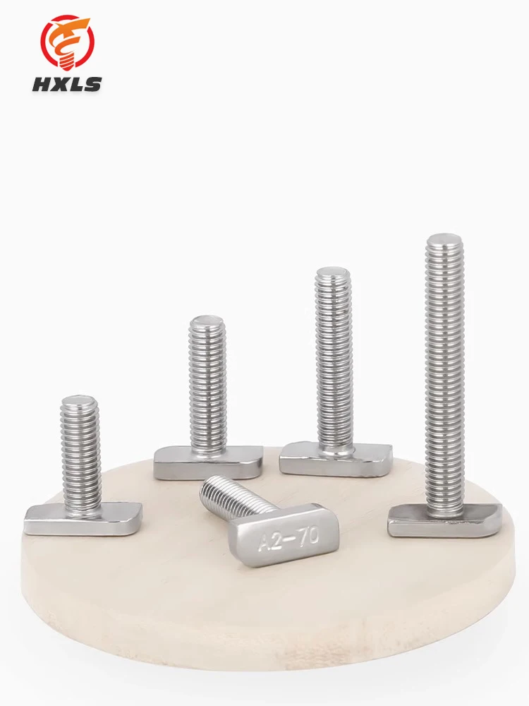 Stainless steel hammer head T shaped bolt t head M8*20 M8*25 T- bolt for solar mounting