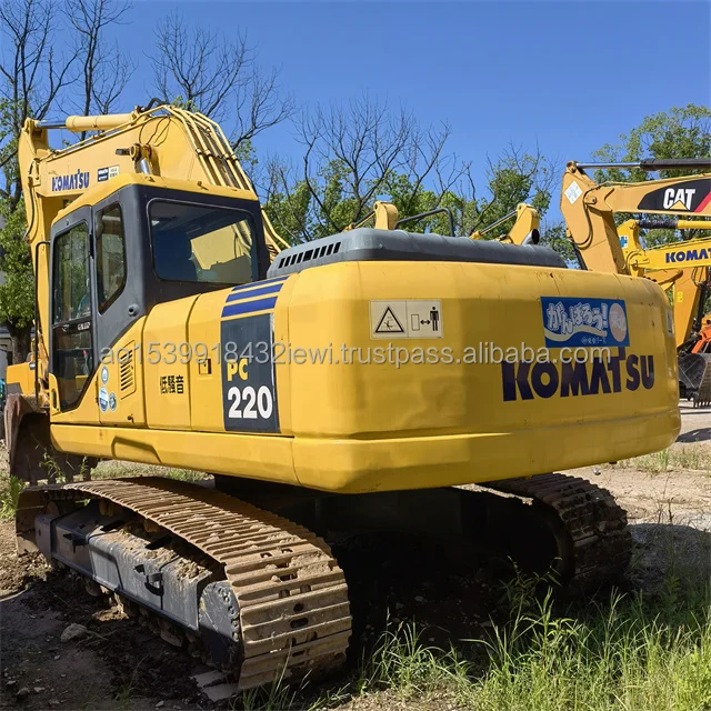 For sale used Japan Komatsu excavator PC220-7 komatsu 22 tons crawler excavator