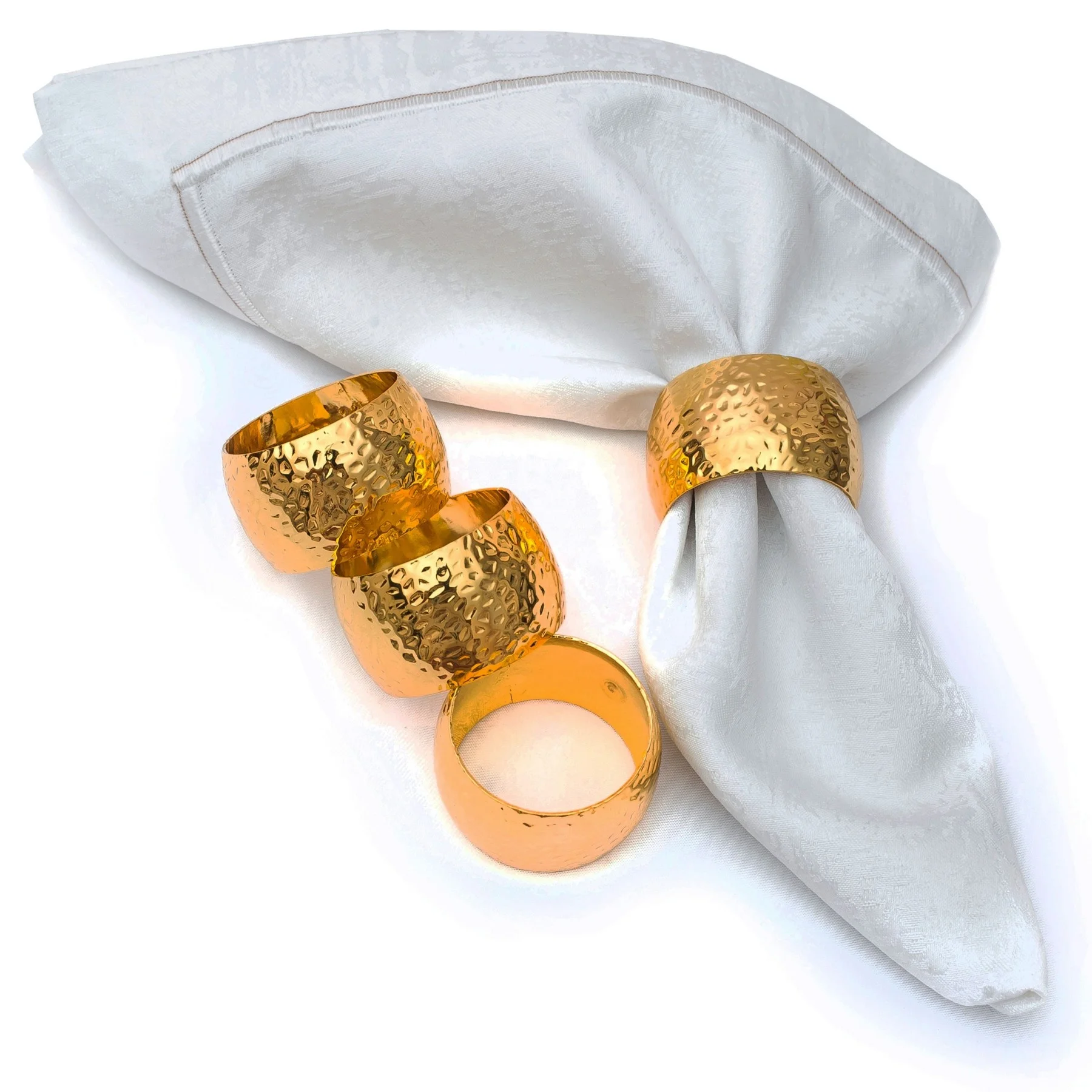 Wedding Table Decorate Glod Napkin Rings High Quality Metal Napkin Holder Rings