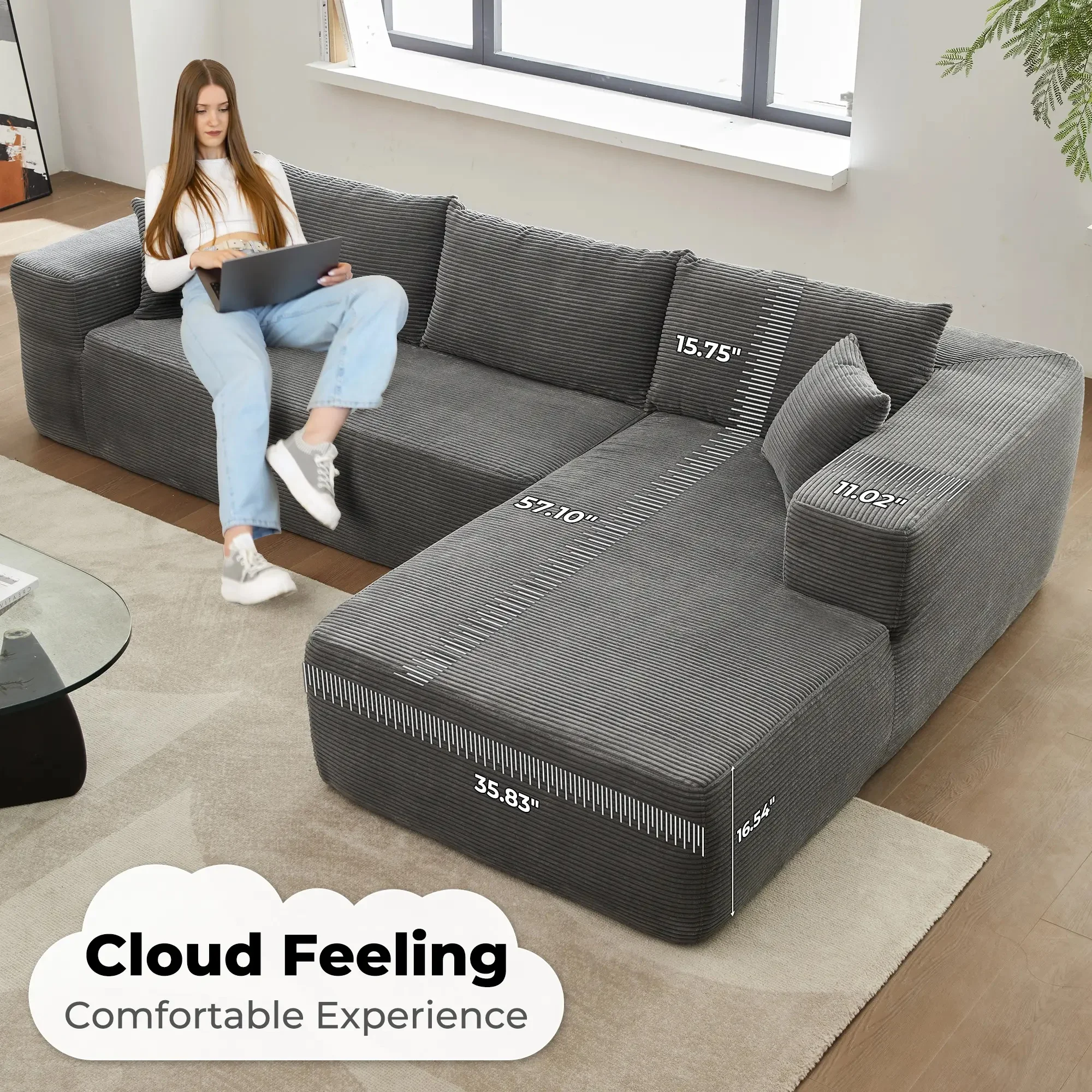 de compression cama moderno l-shaped sectional modular corner lounges and sofas set living room furniture with sleeping function