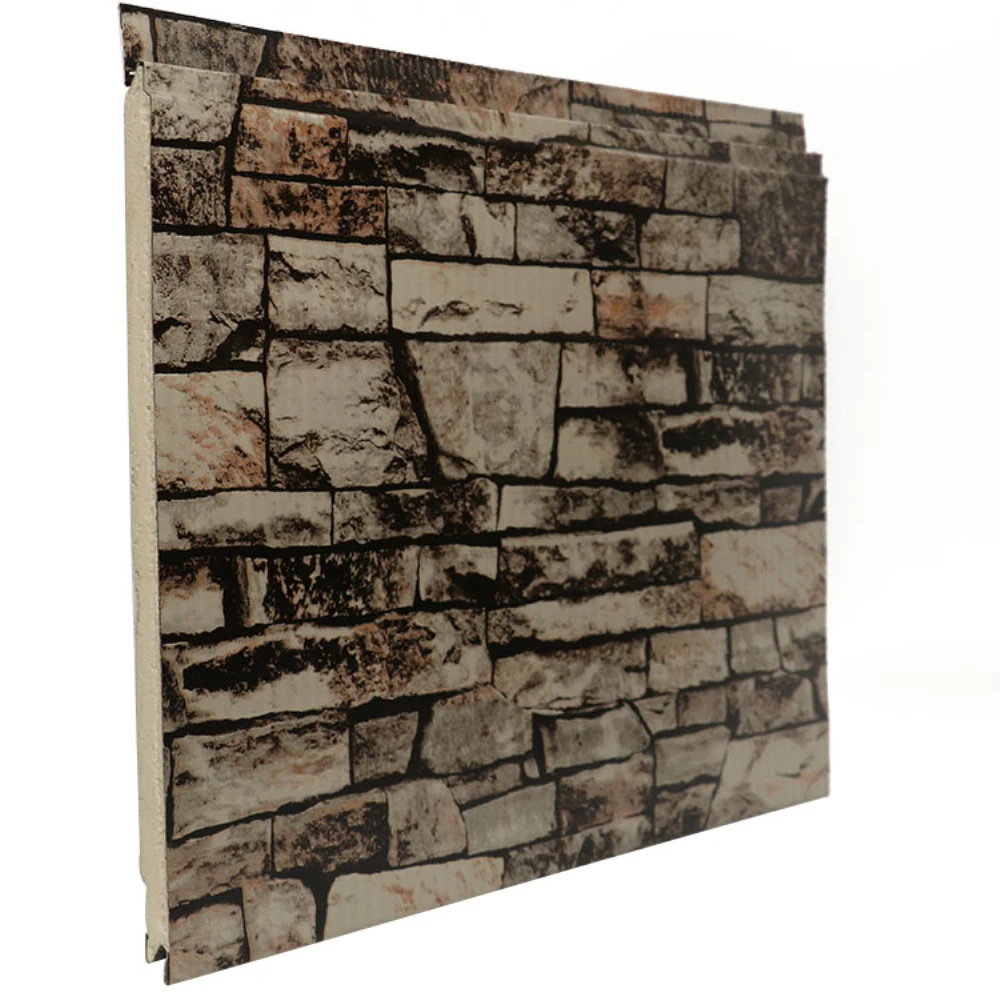 16mm Lightweight Exterior Wall Cladding Sandwich Panel Pu Polyurethane Foam Thermal Insulation Metal Siding