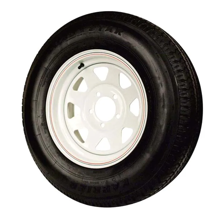 Small Trailer Tire ST205/75R15 With Silver Wheel