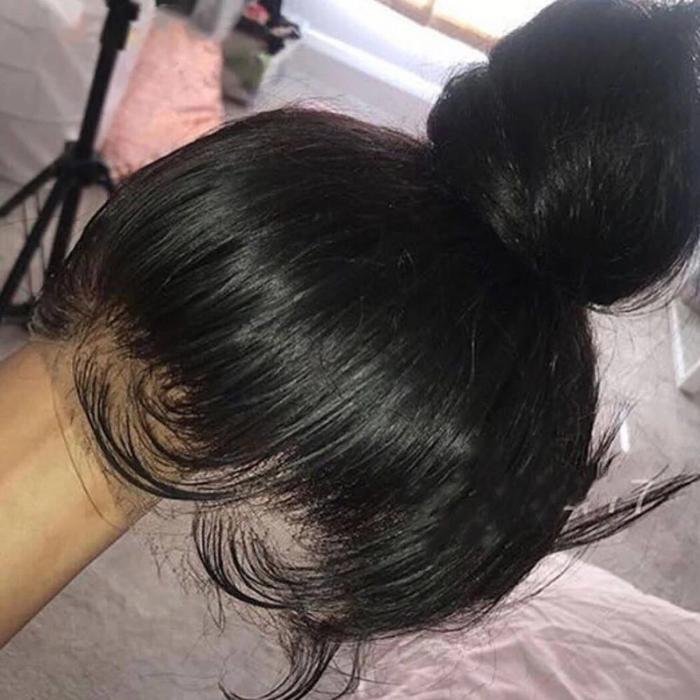 Cheap 360 HD Lace Frontal Wigs Bone Straight Human Hair Lace Front Wigs Raw Brazilian Hair Hd Full Lace Wigs For Black Women