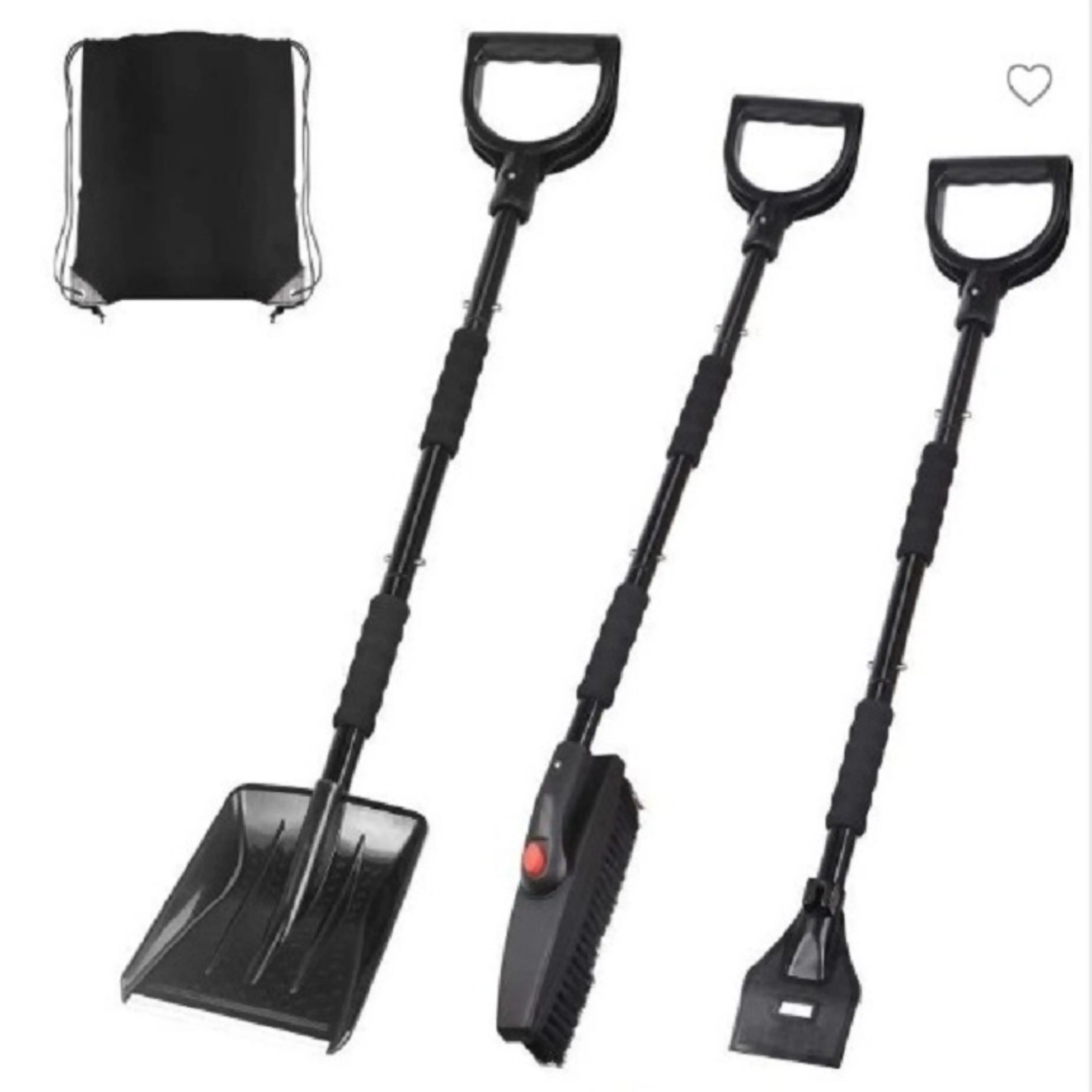 JOLECH wholesale structural durably retractable snow shovel for car