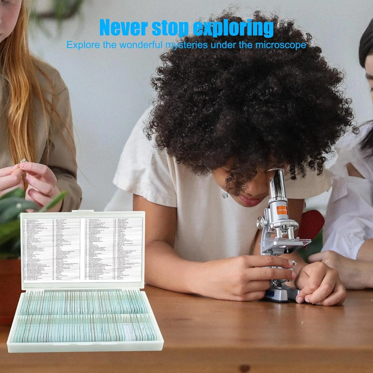 Medical teaching 100 microscope medical parasitology slides for school use
