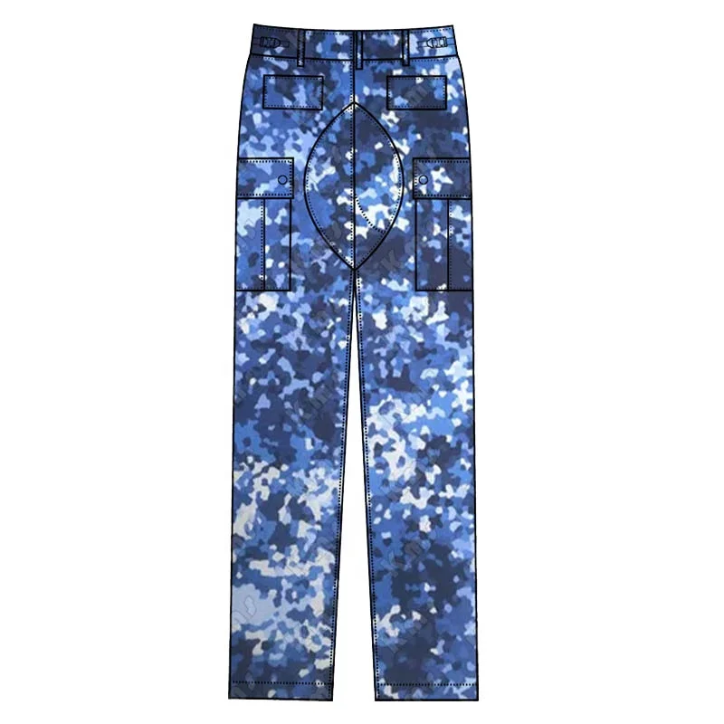 KMS OEM Combat Tactical Suit Pantalon Uniforme Tactico Blue Digital BDU Tactical Clothing Camouflage Uniform For Men Training