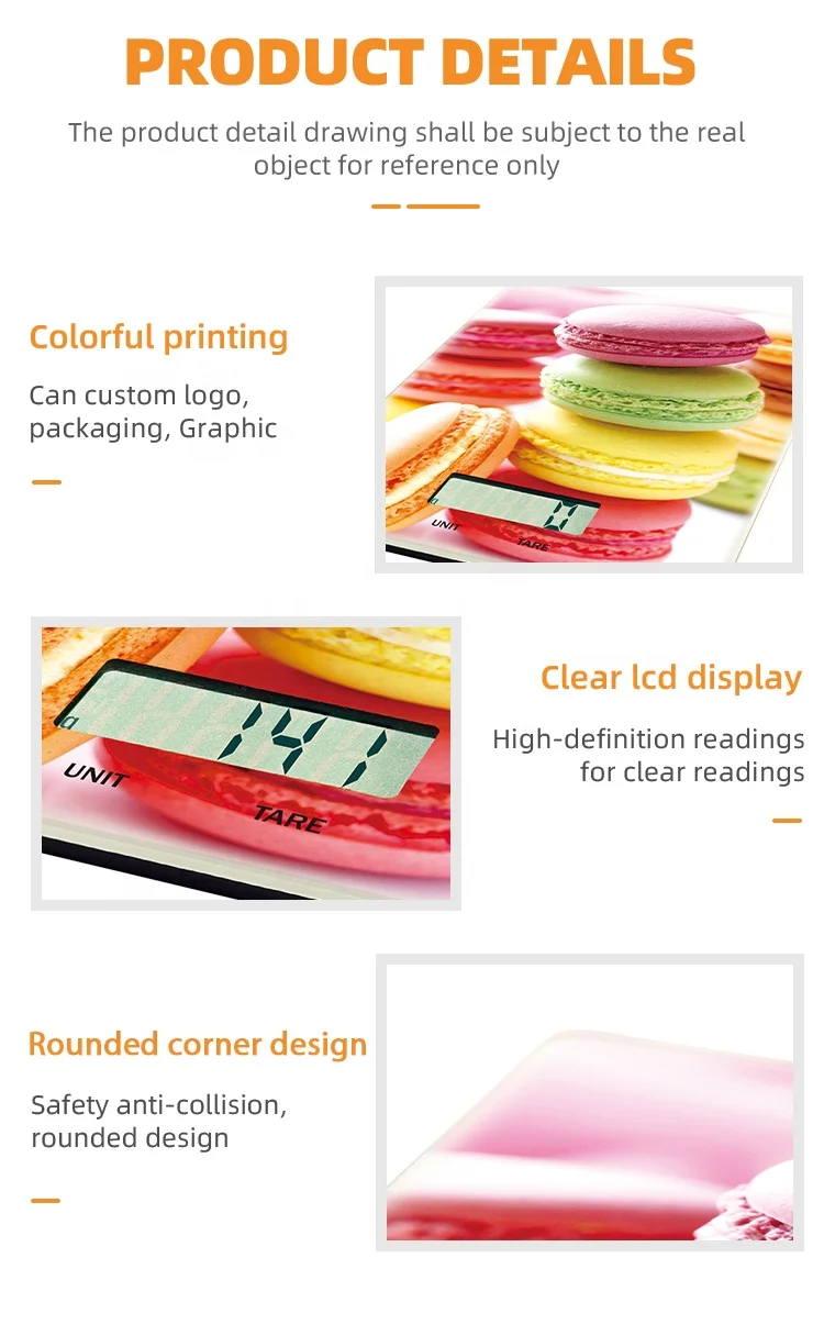 Good price ultra-thin home cooking baking 1g 5 kg waterproof digital electronic weight food mini kitchen scale