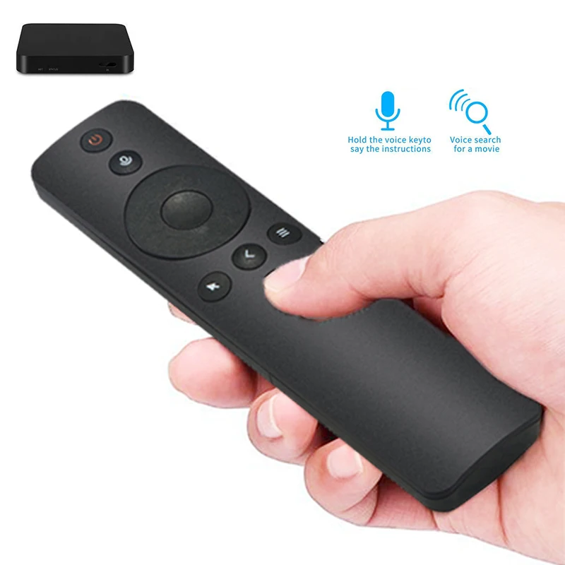 Hot Sell Smart Voice Remote Control 2.4GHz Wireless With IR Learning For Web TV, Smart TV, Android TV Box