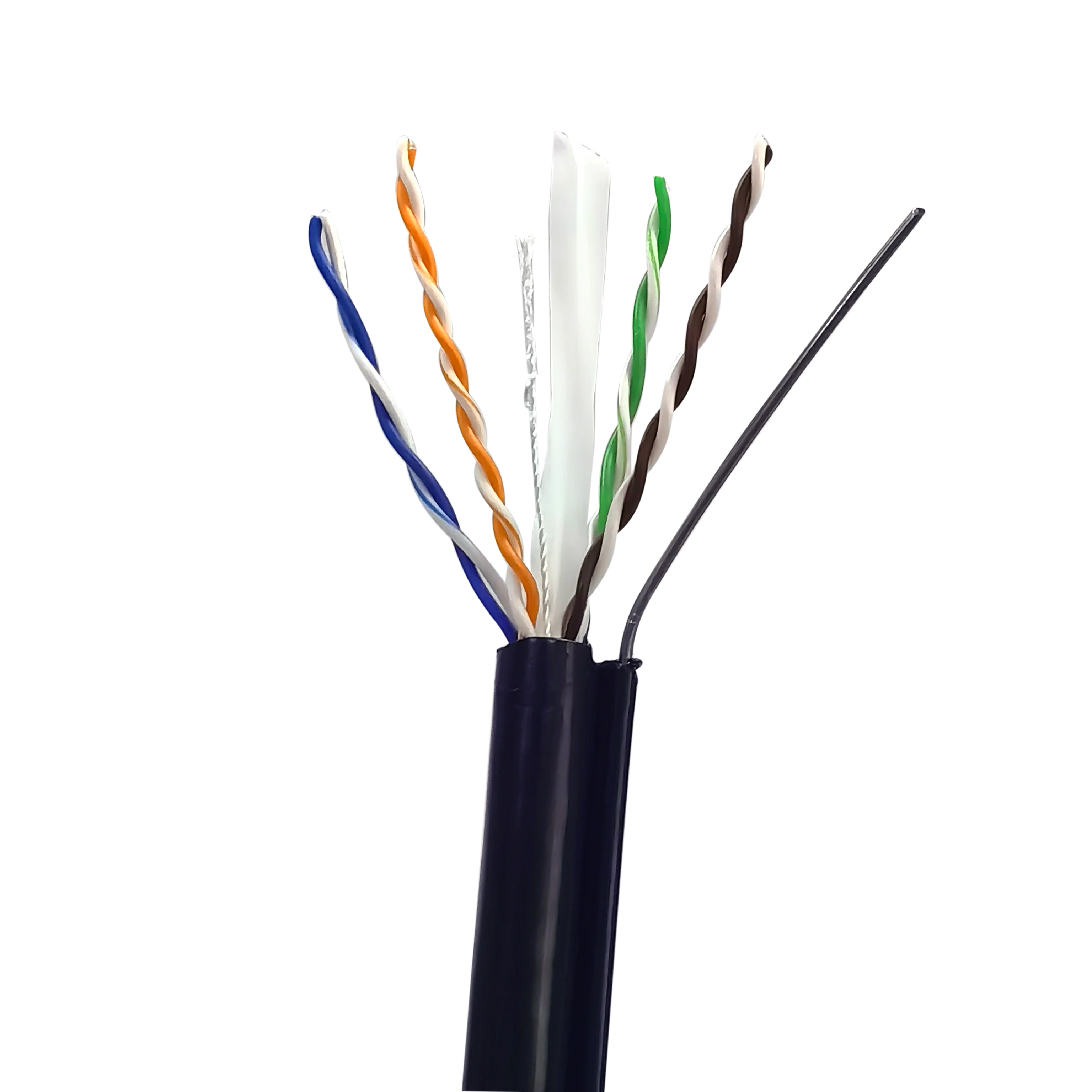 Factory Custom Wholesale Ethernet Cable Utp Cat5e Outdoor Cable With Messenger