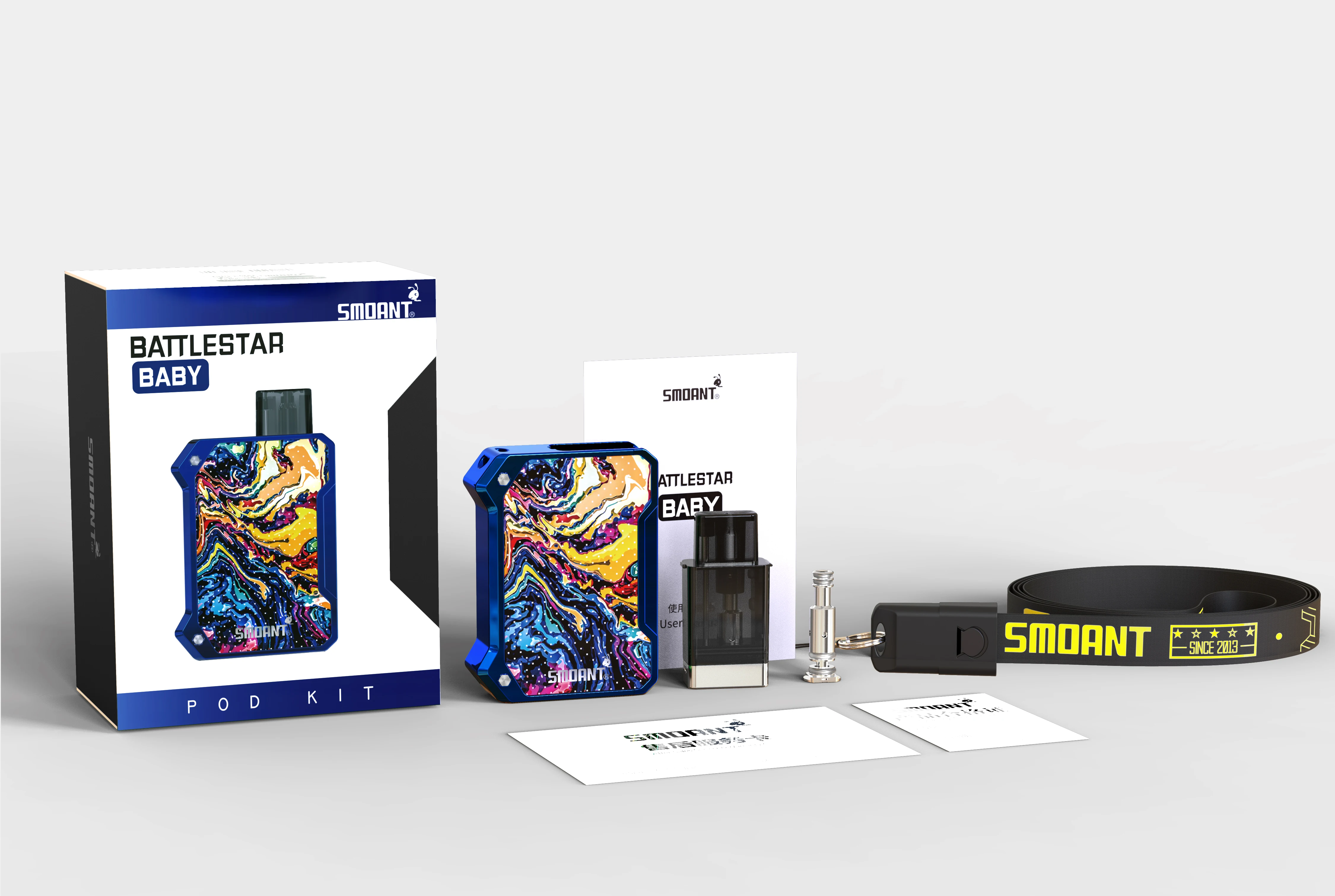 Best Electronic Cigarette Vape Smoant Battlestar Baby Pod System  with ANT SMART Chip Wholesale