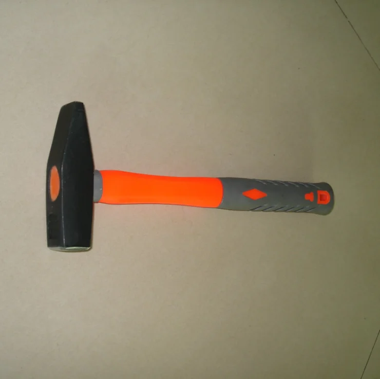 German Type Machinist Hammer With Fiberglass TPR Handle