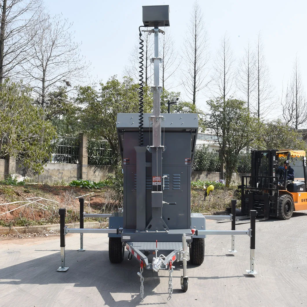 Silent Mobile surveillance trailer without Camera