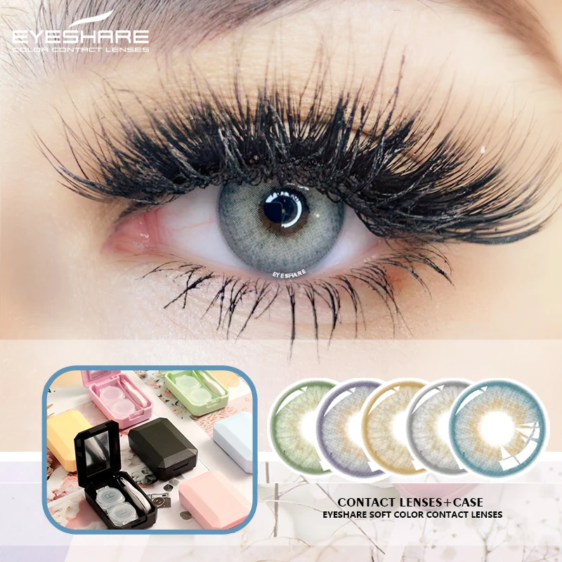 Eyeshare Custom Practical Contact Lens Case Manually Contact Lenses Case Cleaner Contact Lens Accessories  Tweezers