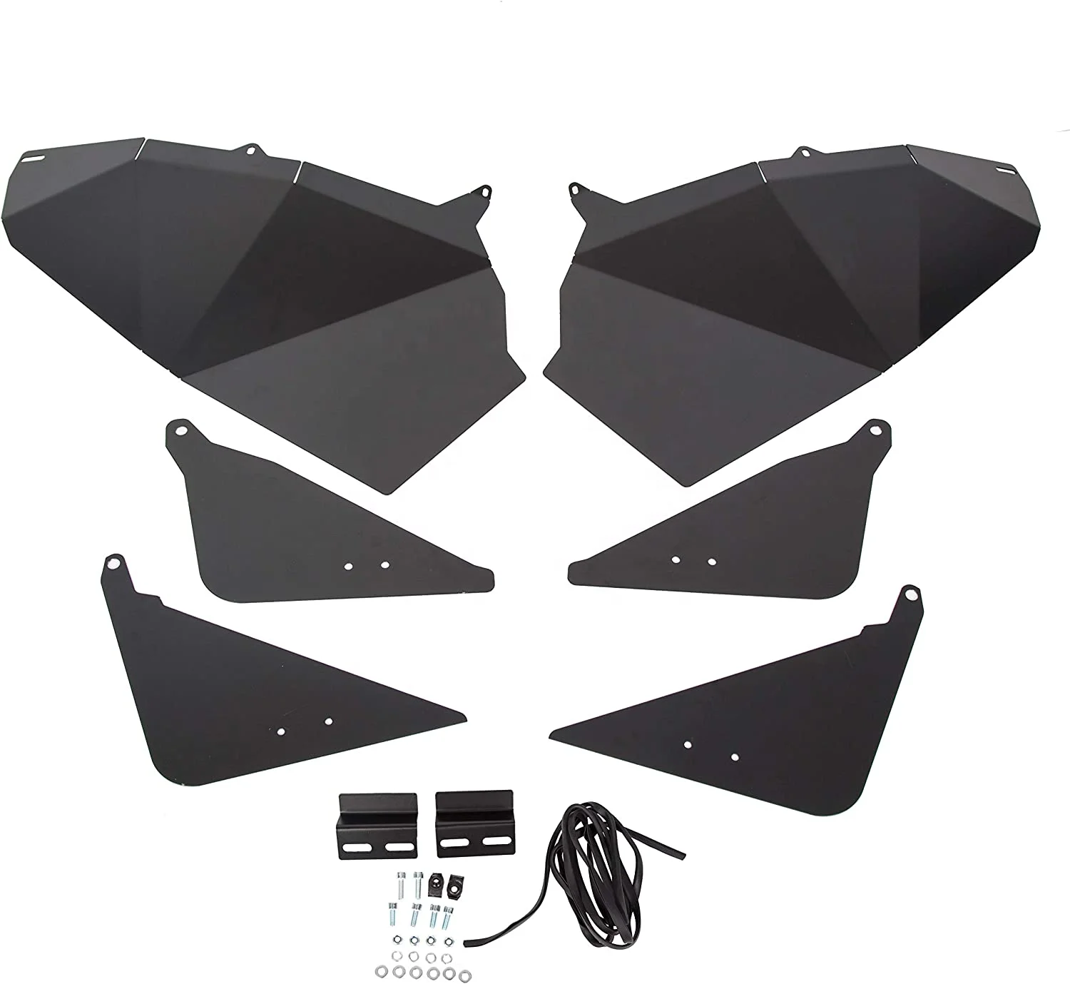 Lower Door Inserts Panel Aluminum Half Doors For 2014 2015 2016 2017 2018 2019 Polaris RZR XP 1000 /XP Turbo /S 900 /S 1000