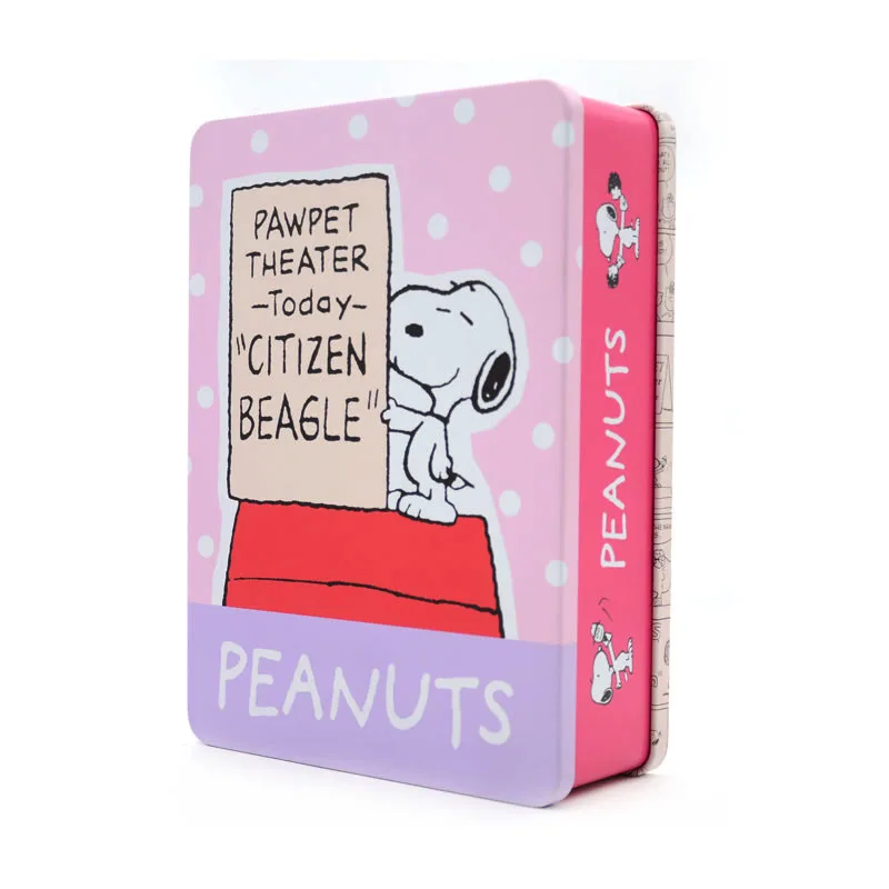 Custom Printed Rectangle Cookie Biscuit Tin Package Box Gift Metal Storage Can