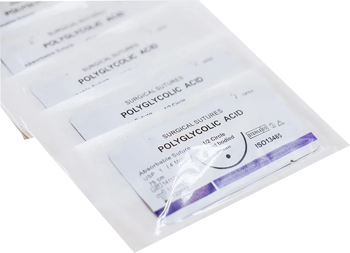 Cheapest wholesale price kinds  dog cat horse big animal vet veterinary medical instrument absorbable PGA surgical suture