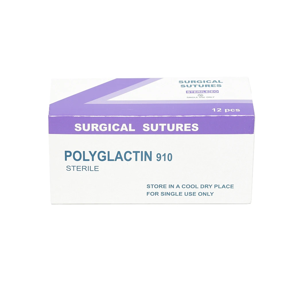 Korea Absorbable Sterilized Polyglactin 910 Surgical Sutures For Disposable Use