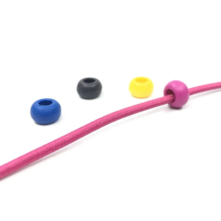 Plastic ball round cord stopper rope end stopper