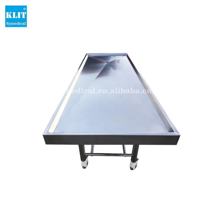 Best price mortuary embalming table stainless steel autopsy table