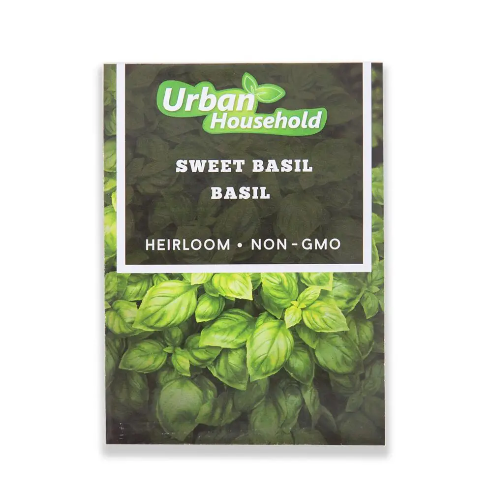 
Annual herb sweet stems leaves diseases and insects sweet basil suitable for garden 100 seeds 