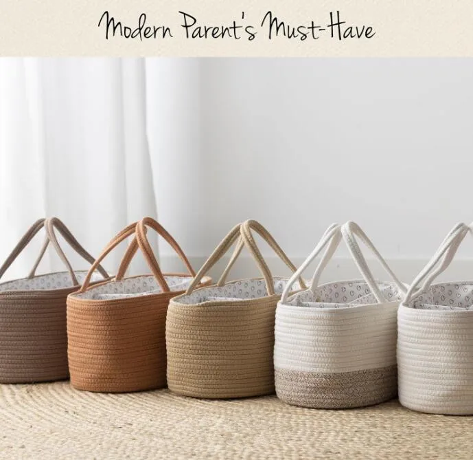 QJMAX High Quality Diaper Caddy Organizer Changing Table Nursery Organizer Diaper Storage for Car & Travel