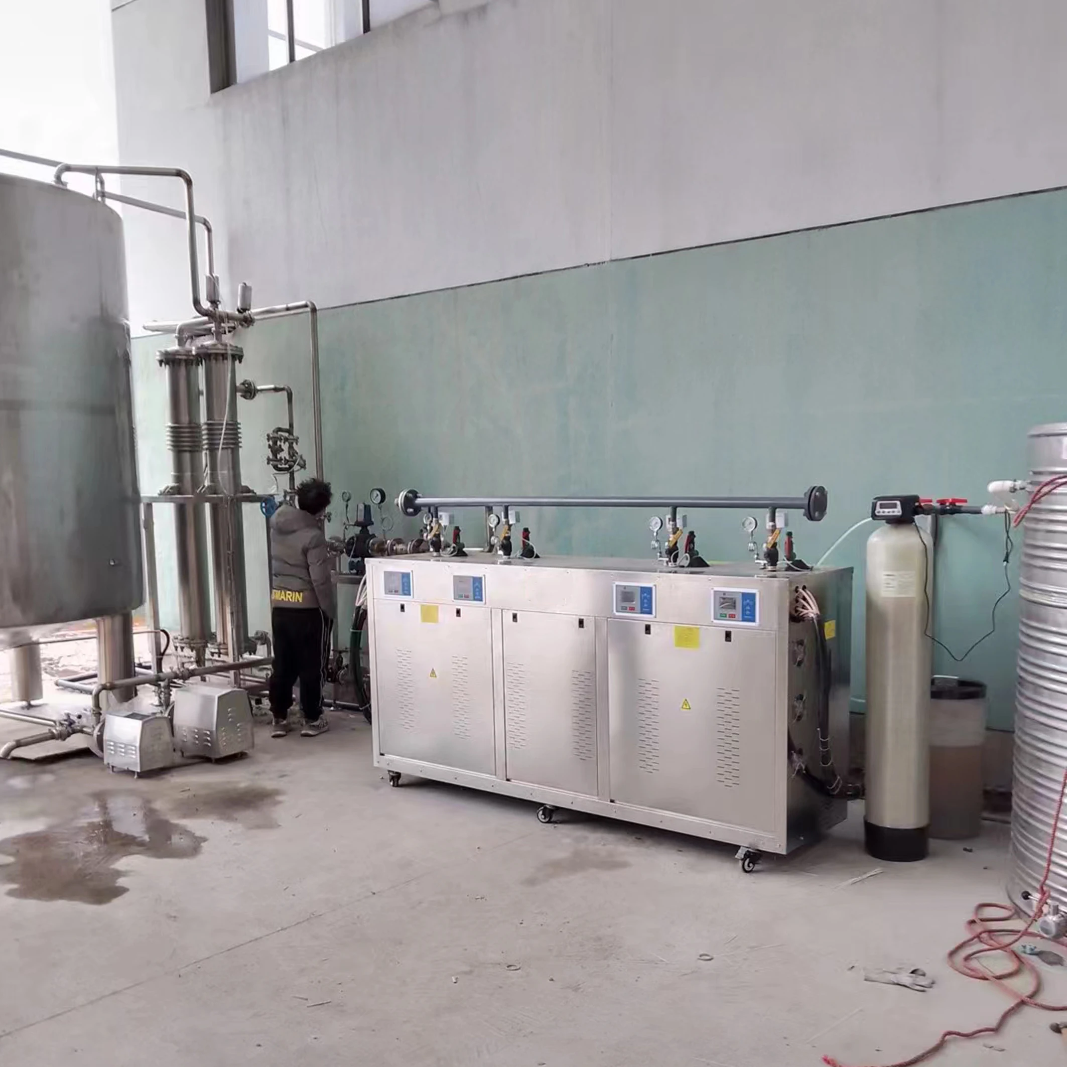 Mini Electrical Steam Boiler 48kw Electric Steam Generator for Indoor Heating and Bathing